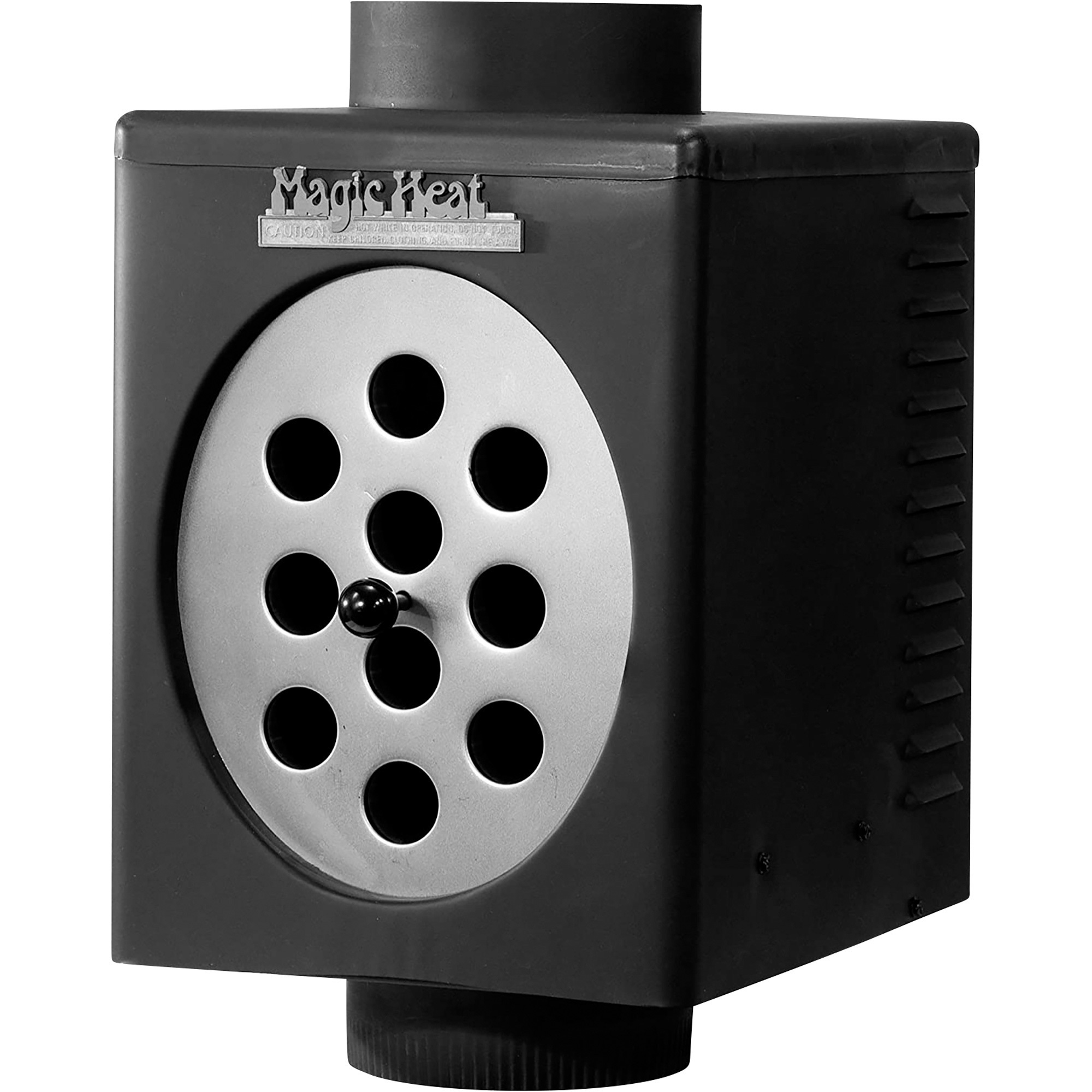 HY-C Magic Heat Bottom Crimp Heat Reclaimer for Wood Burning Appliances, 8in., 225 CFM, 110 Volts, Model#, MH-8R